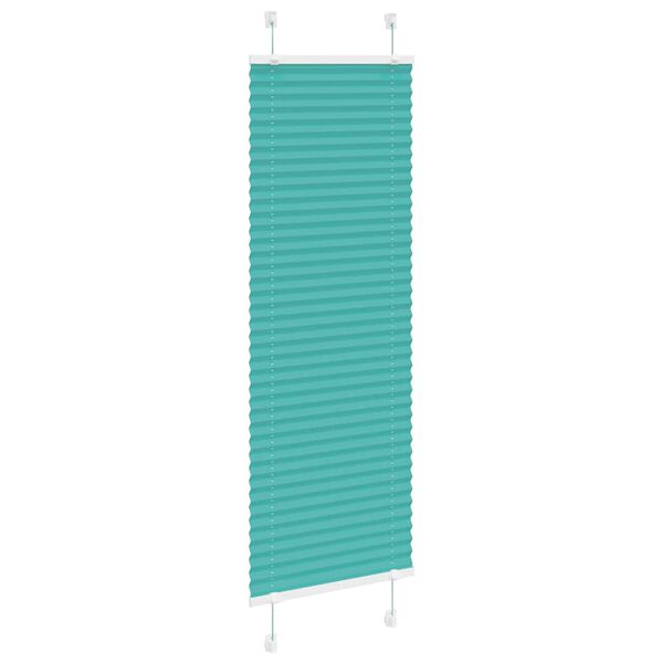 vidaXL Pliss&eacute; rolgordijn 40x150 cm stofbreedte 39,4 cm petrol groen