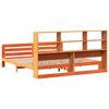 vidaXL Bedframe zonder matras massief grenenhout wasbruin 180x200 cm