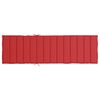vidaXL Ligbedkussen 200x60x3 cm oxford stof rood