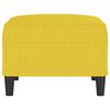 vidaXL Voetenbank 70x55x41 cm stof lichtgeel
