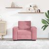 vidaXL Sofastoel Roze 100x78x84 cm Fluweel