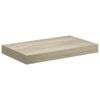 vidaXL Wandschap zwevend 40x23,5x3,8 cm MDF eikenkleurig