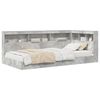 vidaXL Boekenkast Bed met opslag Beton Grijs 75 x 190 cm Bewerkt hout