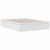 vidaXL Bed met boekenkast zonder matras grenenhout wit 150x200 cm