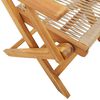 vidaXL 3-delige Bistroset polypropeen en massief hout beige