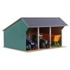 Kids Globe Boerderijschuur voor tractoren groot 1:12 hout 610193