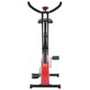 vidaXL Hometrainer X-bike bandweerstand rood