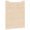 vidaXL Schuifdeuren 2 st 100 x 40 cm Massief grenenhout Naturel