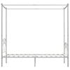 vidaXL Hemelbedframe metaal wit 100x200 cm