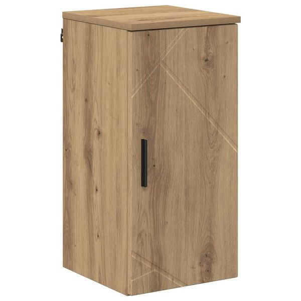 vidaXL Badkamer Kast Wandgemonteerd Artisan Eiken 30 x 31,5 x 61 cm