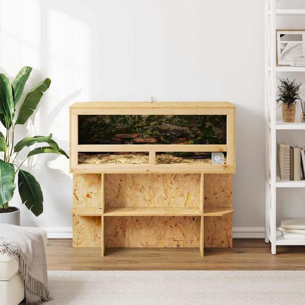 vidaXL Terrarium Bruin 100 x 40 x 90 cm OSB