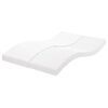 vidaXL Schuimmatras 7 zones hardheid 20 ILD 120x210 cm wit