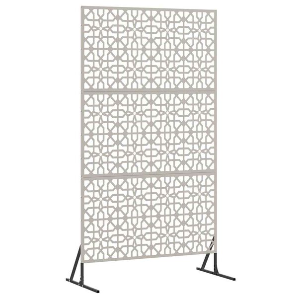 vidaXL Privacyscherm Grijs 100 x 50 x 180 cm Cortenstaal