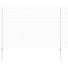 vidaXL Euro-hek met palen 10 x 1,5 m Gegalvaniseerd staal Mesh