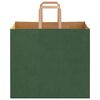 vidaXL Papieren zakken 250 st met hengsels 32x22x28 cm groen