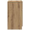 vidaXL Nachtkastjes 2 st 39x35x65cm bewerkt hout artisanaal eikenkleur