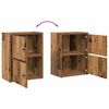 vidaXL Boekenkast 40x24x52 cm bewerkt hout oud houtkleurig