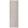 vidaXL Buitenkleed platgeweven 80x250 cm lichtgrijs