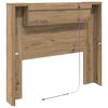 vidaXL Hoofdbord Artisan Eiken 120 x 15 x 103,5 cm Bewerkt hout