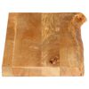 vidaXL Tafelblad met natuurlijke rand 70x30x3,8 cm massief mangohout