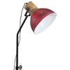 vidaXL Vloerlamp 25 W E27 30x30x100-150 cm verweerd rood