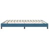 vidaXL Bedframe zonder matras 180x220 cm fluweel donkerblauw