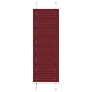 vidaXL Pliss&eacute; rolgordijn 45x100 cm stofbreedte 44,4 cm bordeauxrood