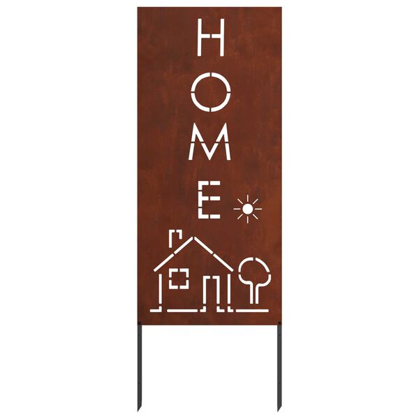 vidaXL Tuin Privacy Screen Fretwerk Roestig 50 x 140 cm Cortenstaal