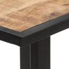 vidaXL Eettafel 140 cm ruw mangohout