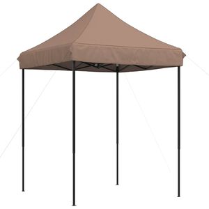 vidaXL Partytent 200 x 200 x 306 cm Bruin Oxford Stof