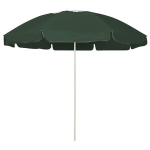 vidaXL Strandparasol 240 cm groen