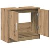 vidaXL Badkamer Kast Artisan Eiken 63 x 29 x 55 cm Bewerkt hout