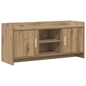 vidaXL TV-kast 102 x 33 x 47 cm Artisanaal eiken Bewerkt hout