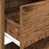 vidaXL Nachtkastjes 2 st met lade 51x31x47 cm oud houtkleurig