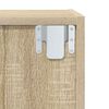 vidaXL Tv-wandmeubel 37x37x142,5 cm bewerkt hout sonoma eikenkleurig