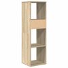 vidaXL Boekenkast 34x31x112 cm bewerkt hout sonoma eikenkleurig