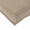 vidaXL Kussen 6 pcs Taupe 40 x 40 x 8 cm Oxford Stof