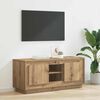vidaXL TV-kast Artisan Eiken 102 x 35 x 45 cm Bewerkt hout