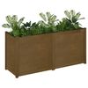 vidaXL Plantenbak 150x50x70 cm massief grenenhout honingbruin