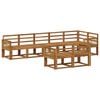 vidaXL Buiten bankenset 8 pcs Naturel Massief Acaciahout