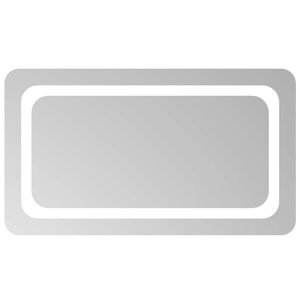 vidaXL LED Badkamer Spiegel Transparant 70 x 40 cm gehard glas