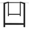 vidaXL Eettafelpoot H-frame 200x80x72 cm