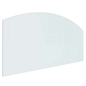 vidaXL Vuurplaats Glazen Plaat Doorzichtig 120 x 60 cm Glas