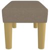 vidaXL Bankje 70x30x30 cm stof taupe