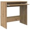 vidaXL Bureau artisanaal eikenkleurig 77,5 x 43 x 79 cm Bewerkt hout