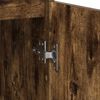 vidaXL Dressoir met lade 71x35x65 cm spaanplaat gerookt eikenkleurig