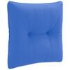 vidaXL Rugkussen PUTTEN 100% Polyester Koninklijk Blauw