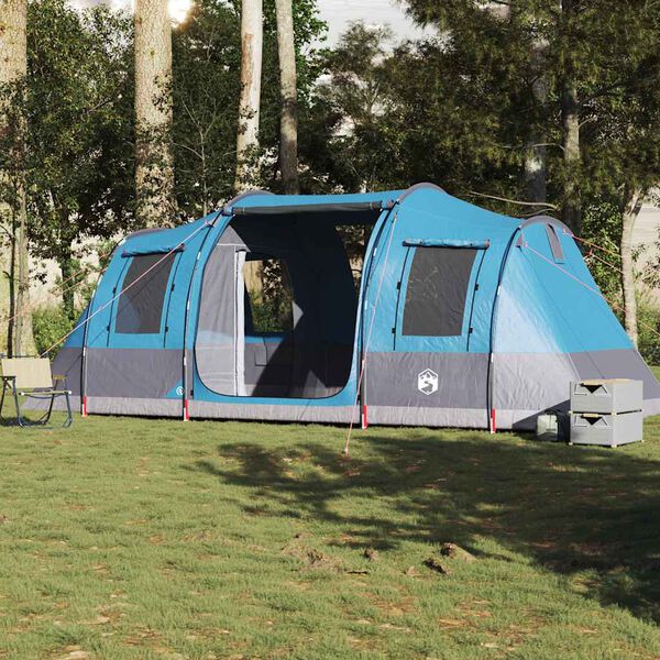 vidaXL Tunneltent 4-persoons waterdicht blauw