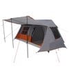vidaXL Tunneltent Grijs en Oranje 400 x 278 x 182 cm