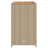 vidaXL Kast met plank Beige 70 x 50 x 87 cm Polyester en Roly Ratten
